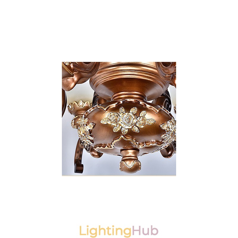 Chandelier Traditional Classic Retro Metal