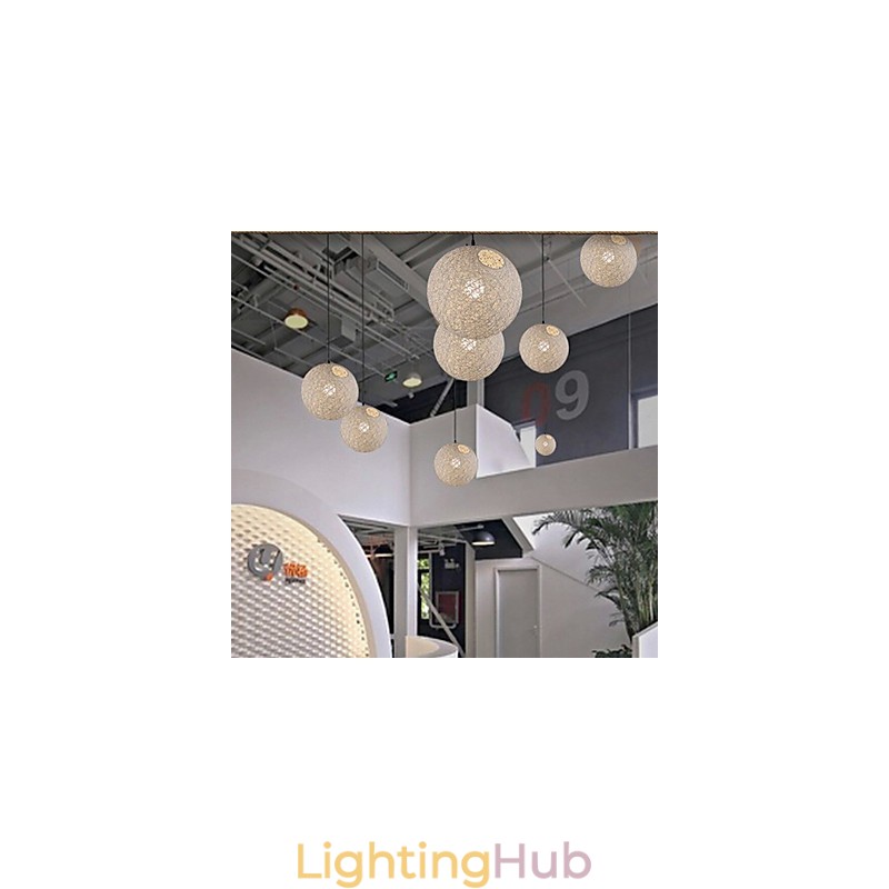 CreativeAmerican Country Creative Cany Art Color Droplight And Spherical Shape Lamp Light