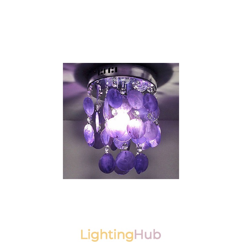 Modern Contemporary Mini Style Chrome Pendant Light