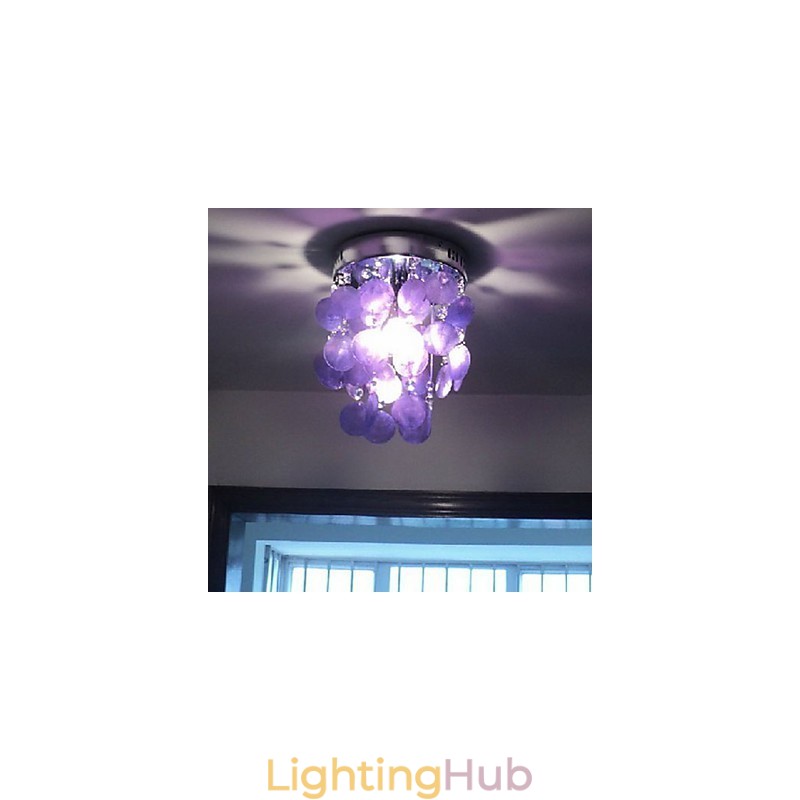 Modern Contemporary Mini Style Chrome Pendant Light