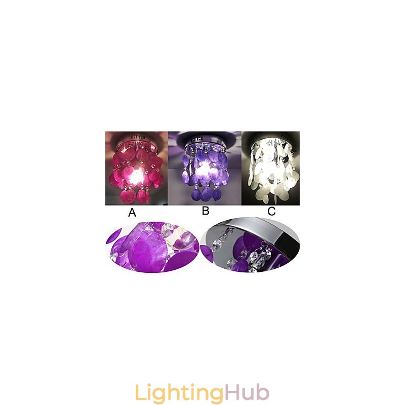 Modern Contemporary Mini Style Chrome Pendant Light
