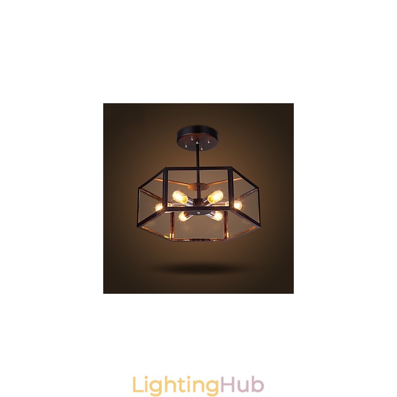 Glass Chandelier Modern Minimalist Mediterranean Cafe Nordic Lamps Chandelier