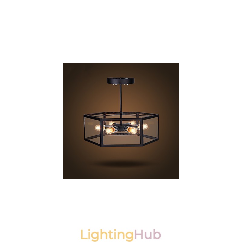 Glass Chandelier Modern Minimalist Mediterranean Cafe Nordic Lamps Chandelier