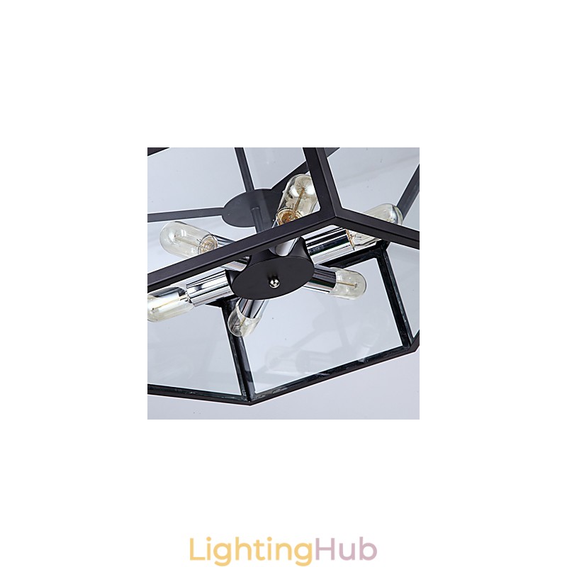 Glass Chandelier Modern Minimalist Mediterranean Cafe Nordic Lamps Chandelier