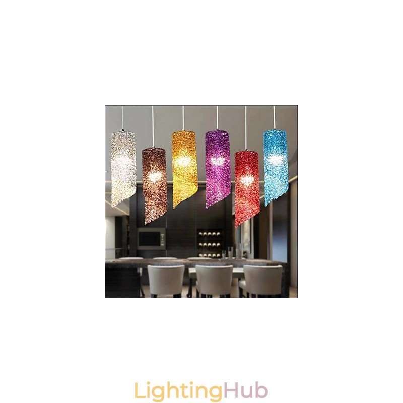 Single Head Cylindrical Round long Aluminum Cylinder Creative lamps