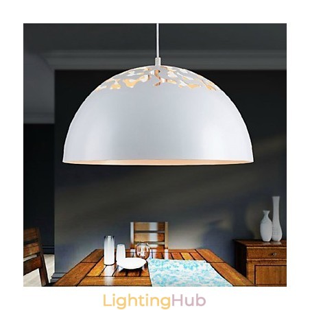 Vintage Style Minimalist 1 Light Pendant with Carved Shade Pendant Light Vintage Style Minimalist 1 Light Pendant with Carved Shade Pendant Light