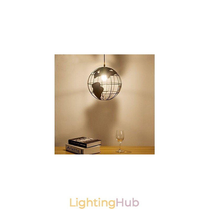 Nordic Modern Simple Earth Single Head Hanging Lamp