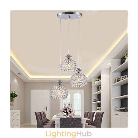 3 Heads Modern Contemporary Crystal Pendant Light 3 Heads Modern Contemporary Crystal Pendant Light