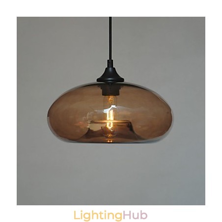 Modern Characteristic 1 Light Pendant With Transparent Shade Modern Characteristic 1 Light Pendant With Transparent Shade