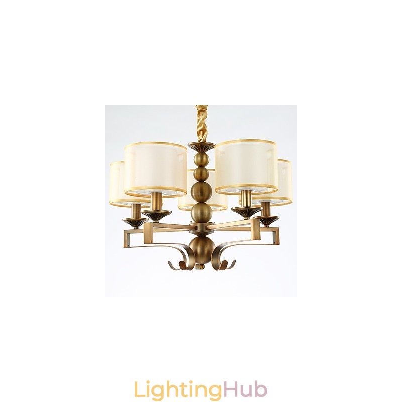 Rustic Lodge Vintage Mini Style Electroplated Metal Chandelier