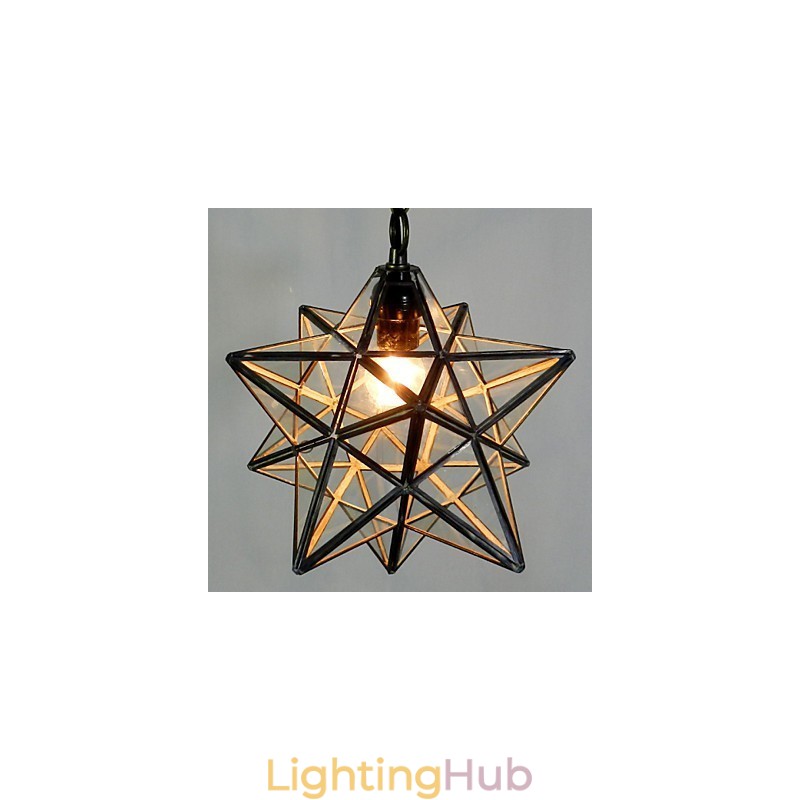 The Pentagon Star Light Contracted And Contemporary Chandelier Lamp