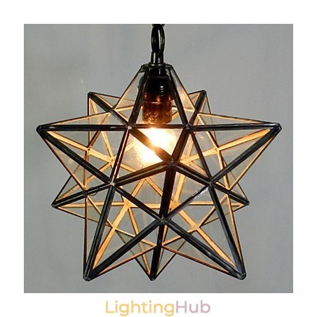 The Pentagon Star Light Contracted And Contemporary Chandelier Lamp