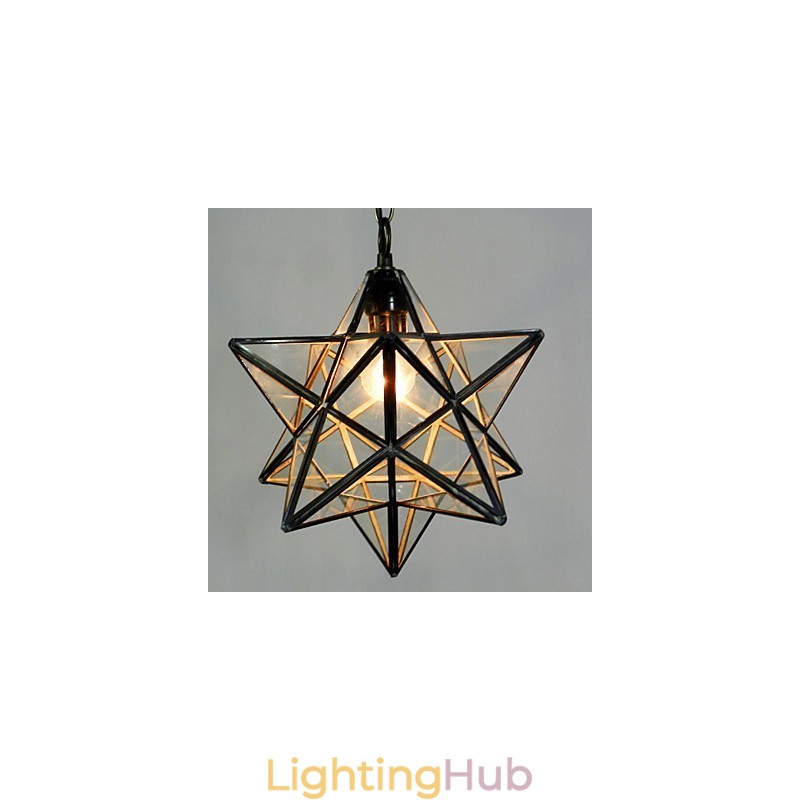 The Pentagon Star Light Contracted And Contemporary Chandelier Lamp