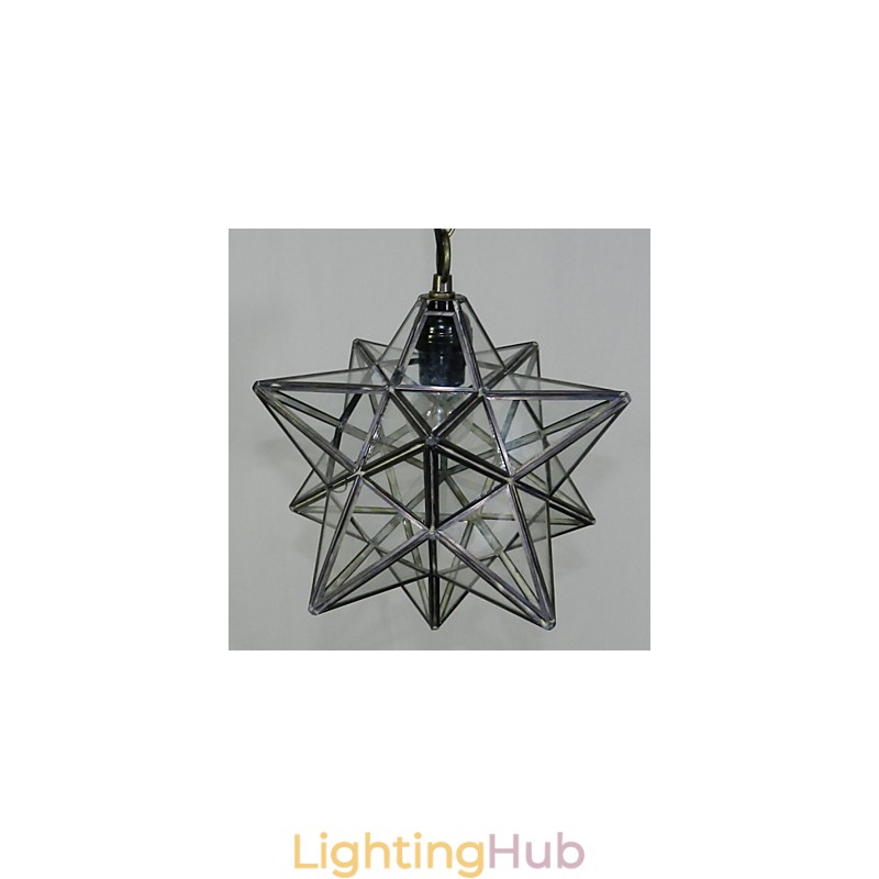 The Pentagon Star Light Contracted And Contemporary Chandelier Lamp