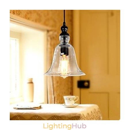 European Contracted Loft Glass Chandelier Bell