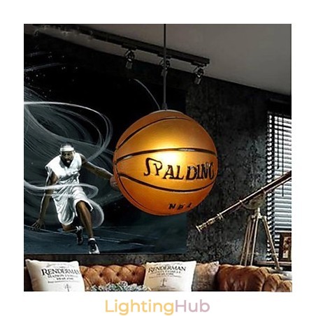 Glass Pendant Cafe Retro Basketball Pendant Glass Pendant Cafe Retro Basketball Pendant