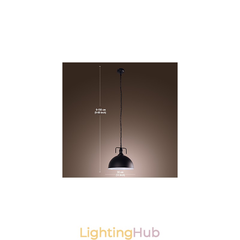 Traditional Classic Retro Bowl Mini Style Painting Pendant Light
