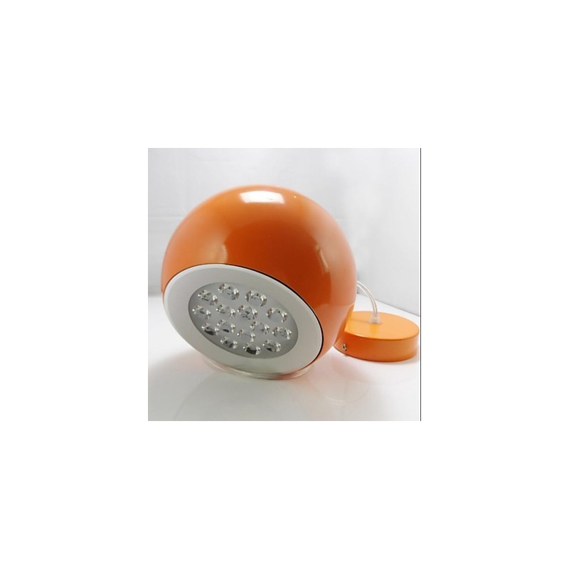 Modern Contemporary Globe Painting Metal Pendant Light