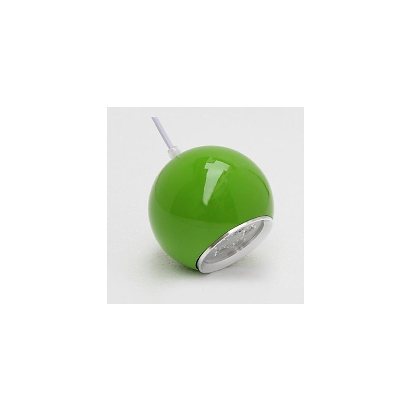 Modern Contemporary Globe Painting Metal Pendant Light