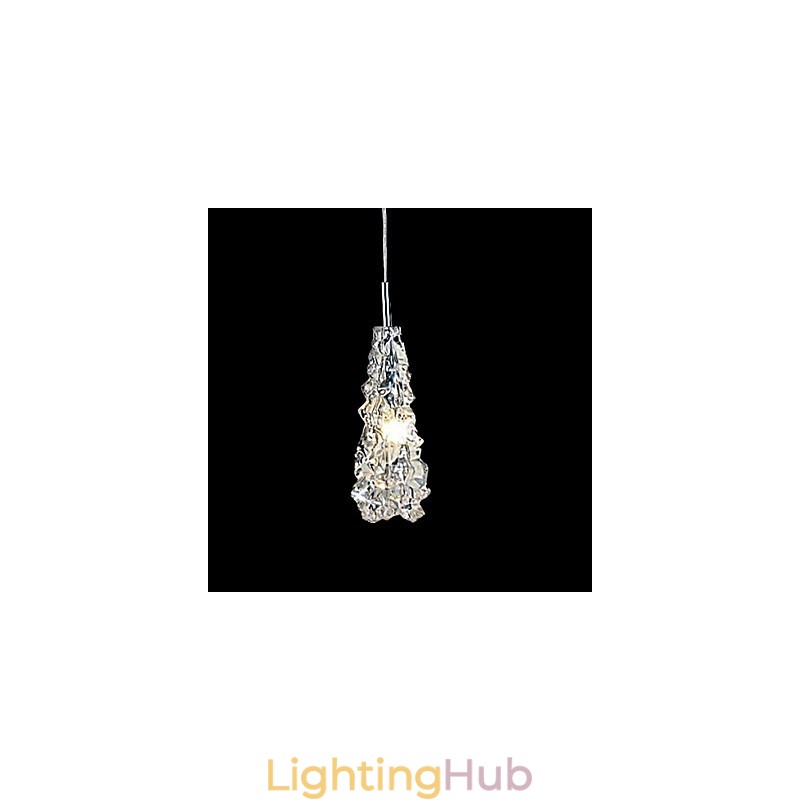 Tradition Classic Transparent glass 1 Light Chandelier