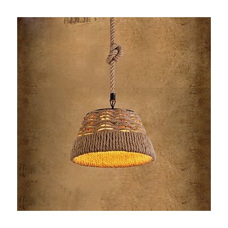 Loft Industrial Wind Creative Nordic Hemp Rope Meals Chandelier Lamp Loft Industrial Wind Creative Nordic Hemp Rope Meals Chandelier Lamp