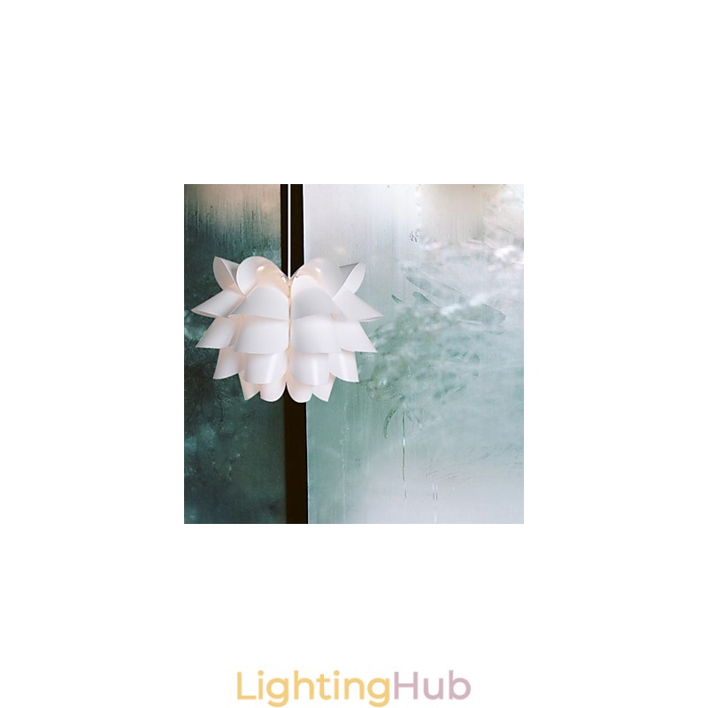 Contemporary And Contracted The Nordic Idea White Lotus Droplight Lamp