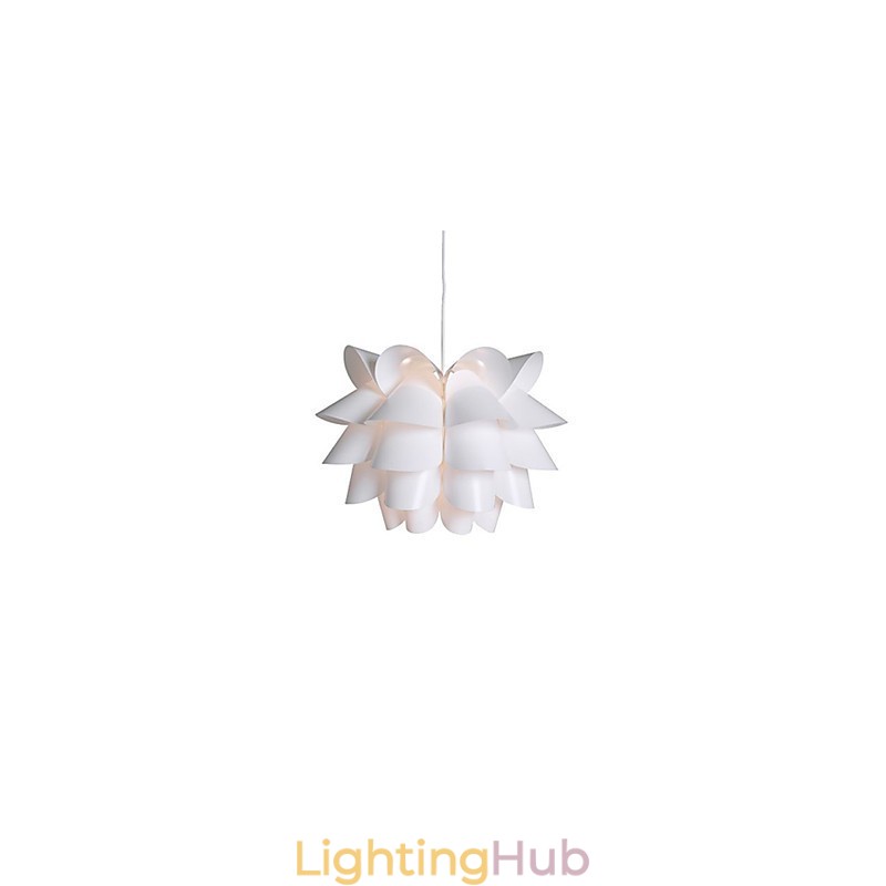 Contemporary And Contracted The Nordic Idea White Lotus Droplight Lamp