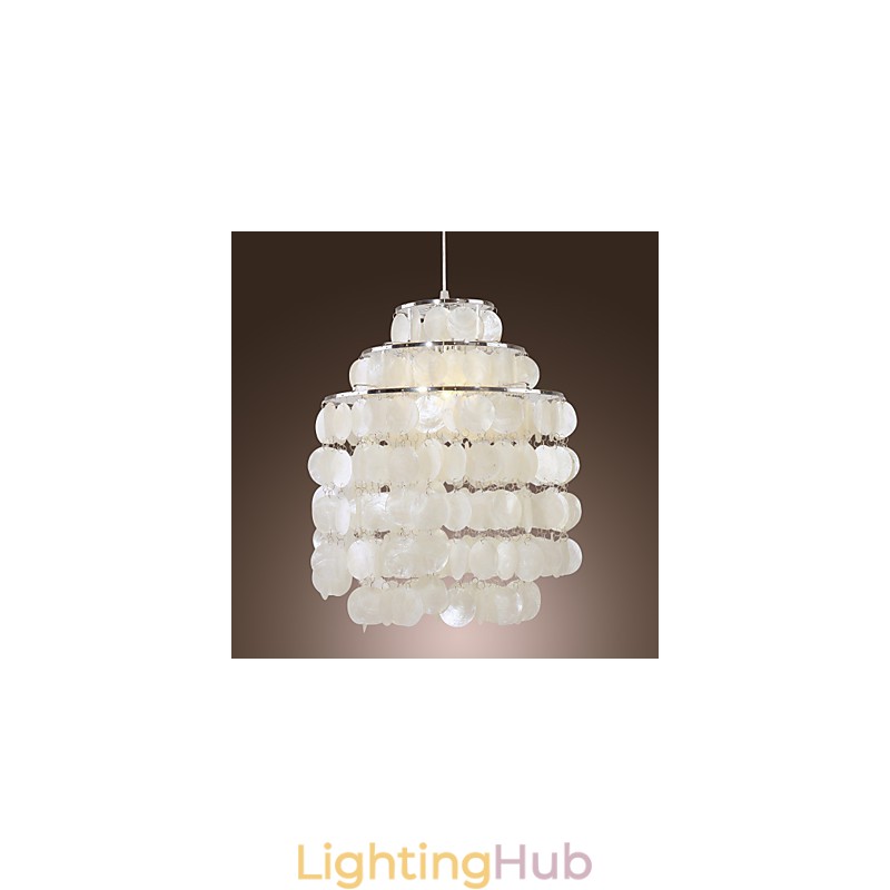 Modern Contemporary Mini Style Chrome Pendant Light