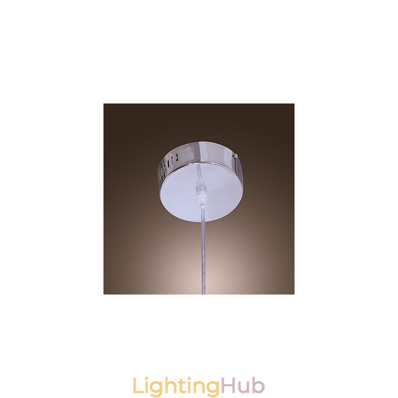 Modern Contemporary Mini Style Chrome Pendant Light