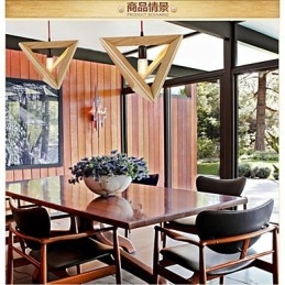 Modern Wooden Pendant Light Simple Pendant Lamps Cafe Pendant Lamp