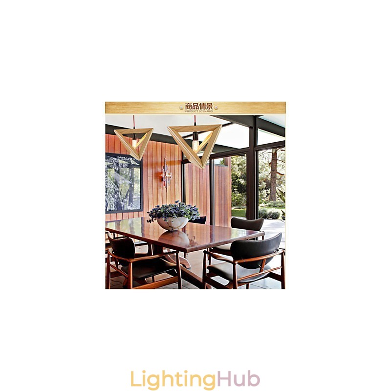 Modern Wooden Pendant Light Simple Pendant Lamps Cafe Pendant Lamp