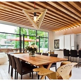 Modern Wooden Pendant Light Simple Pendant Lamps Cafe Pendant Lamp