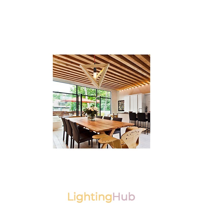 Modern Wooden Pendant Light Simple Pendant Lamps Cafe Pendant Lamp