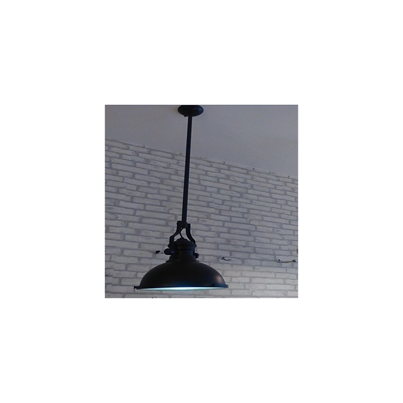 American country iron chandelier Single head black industrial wind Chandelier