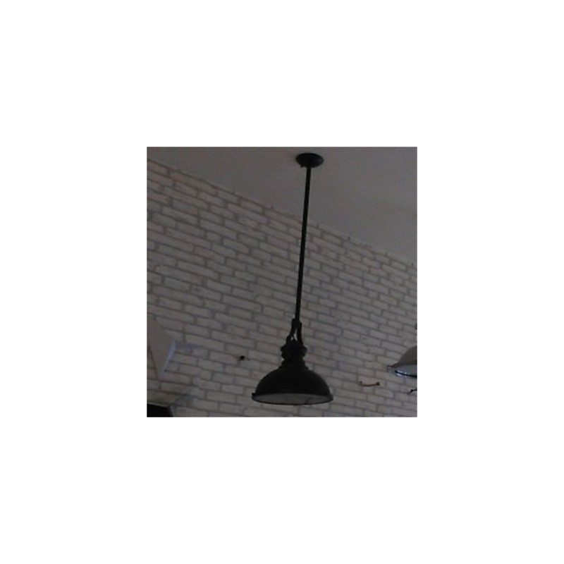 American country iron chandelier Single head black industrial wind Chandelier