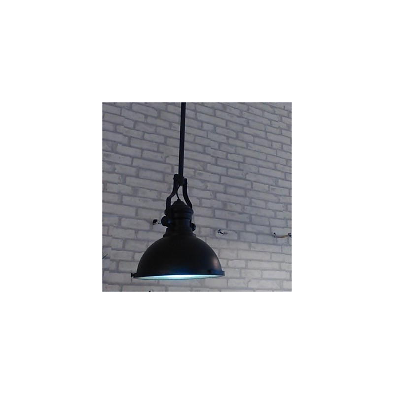 American country iron chandelier Single head black industrial wind Chandelier