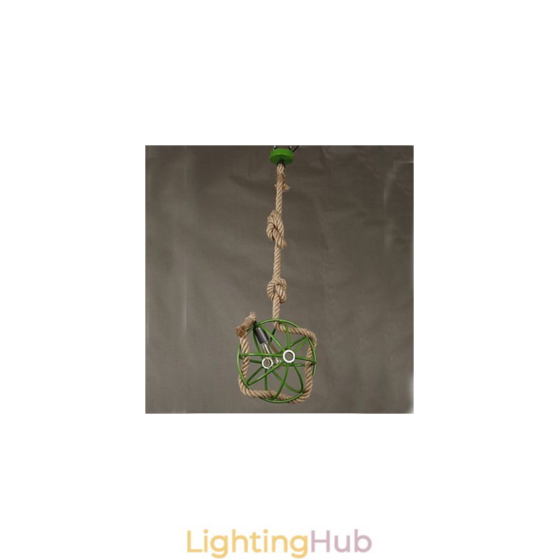 Retro Cafe Art Chandelier Chandelier Rope