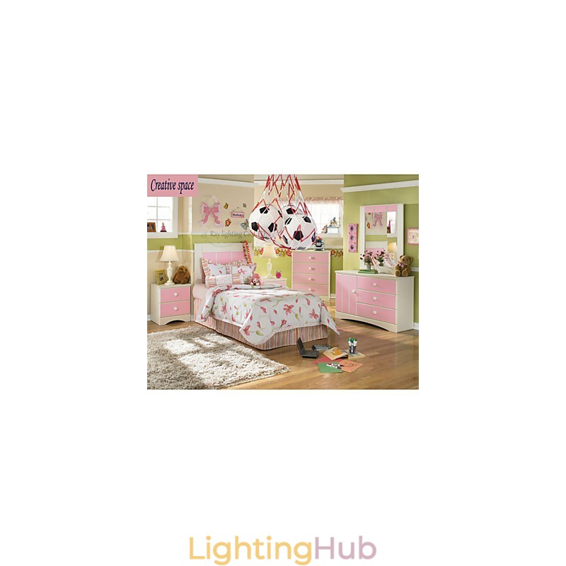Children Football Modern Minimalist Pendant Lamp Boy Lights 3 Lights