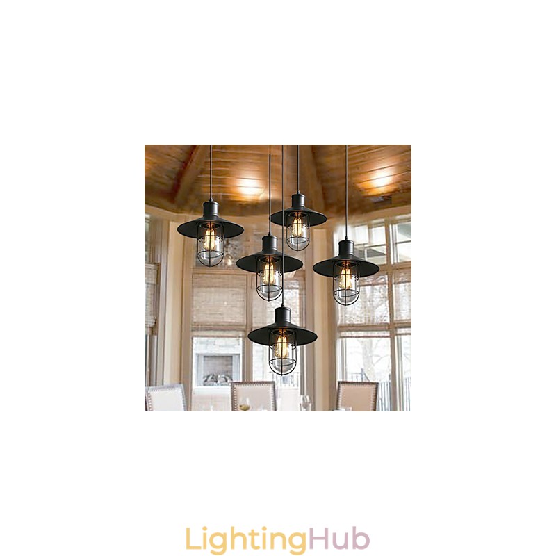 Single Head Birdcage Chandelier Lamp