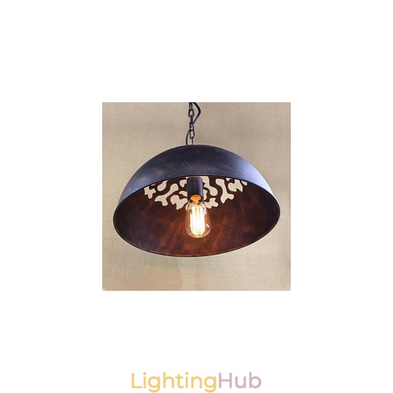 American Industry Wrought Iron Chain Hoist Nostalgia Half A Circle Droplight Restoring Ancient Ways