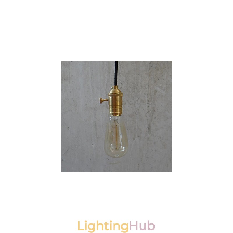 Traditional Classic Vintage Brass Pendant Light