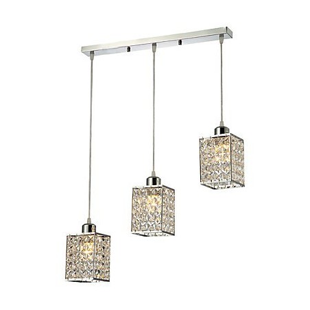 Modern Contemporary Island Crystal Electroplated Pendant Light Modern Contemporary Island Crystal Electroplated Pendant Light