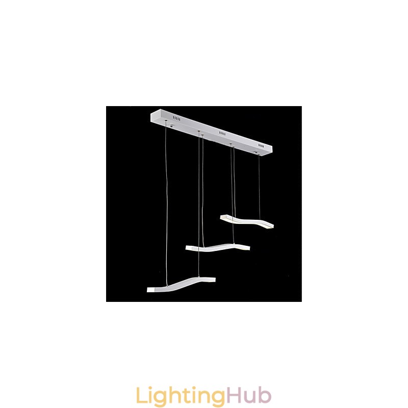 Wavy Design Fashion Simple Acrylic Pendant Light