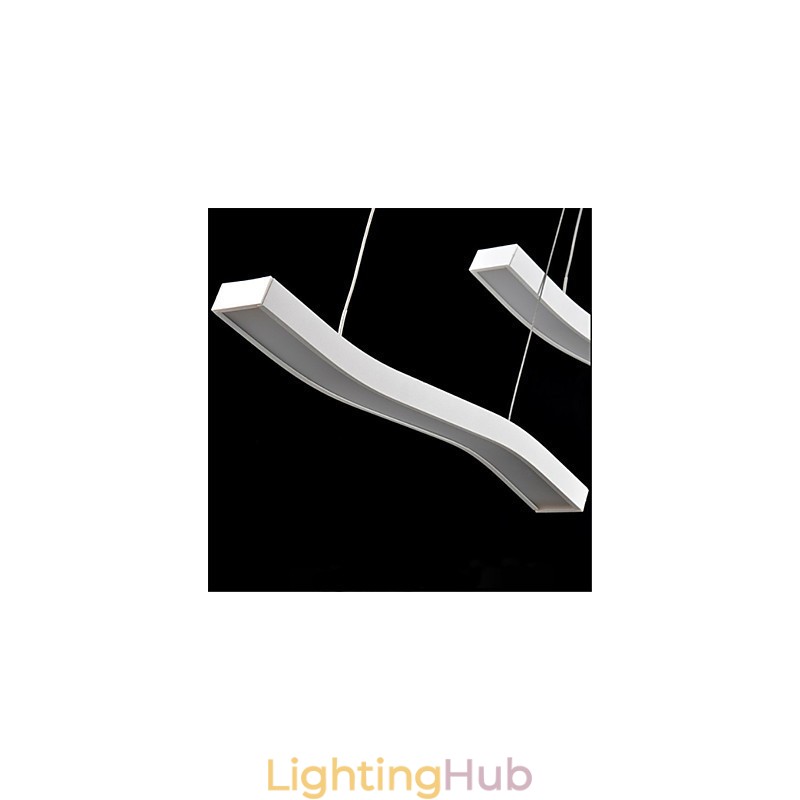 Wavy Design Fashion Simple Acrylic Pendant Light