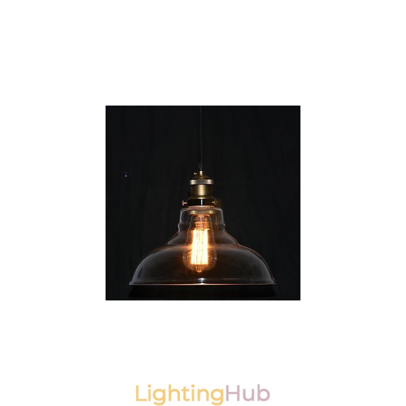 Traditional Classic Vintage Bowl Mini Style Painting Pendant Light