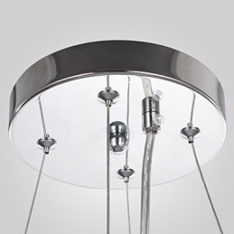 Traditional Classic Crystal Chrome Metal Chandelier