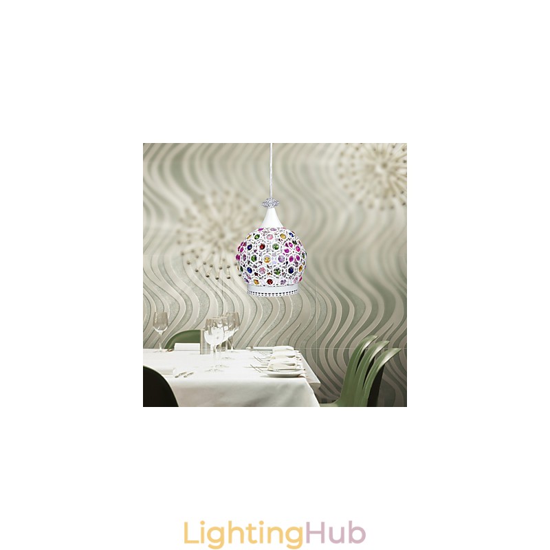 Style Pendant Light Crystal Contracted Modern Lamps