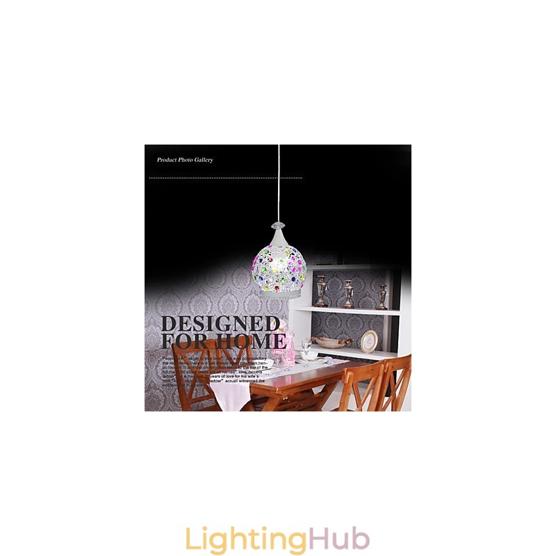 Style Pendant Light Crystal Contracted Modern Lamps