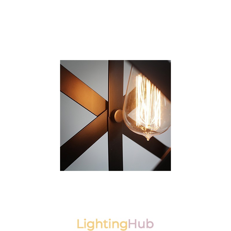 Vintage Style Industrial Round Pendant Light Loft Home Furnishing decorative Chandelier