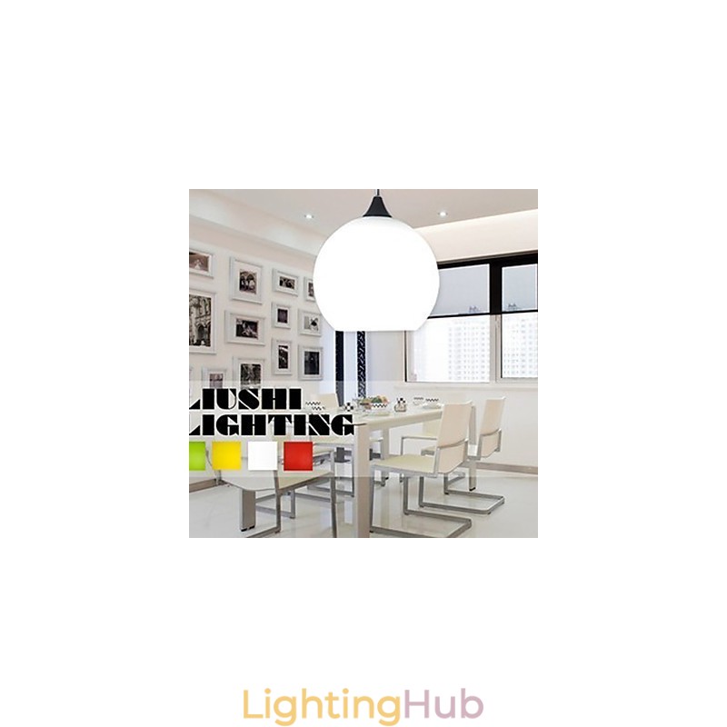 Simple Fashion Color Glass Chandelier Light